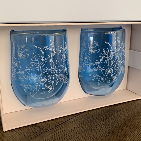 Rifle Paper Co. Other - 🌼Boxed Stemless Glass Set